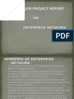 Major Project Report' ON Enterprise Network