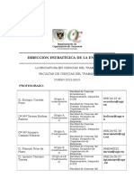 Dirección Estratégica de La Empresa: Profesorado