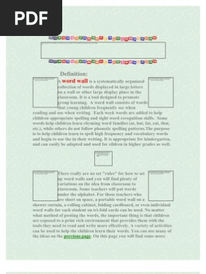 Word Wall