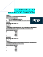 Quiz Matematicas Financiera