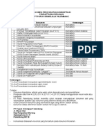 Susunan Dokumen Persyaratan Administrasi