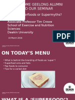 Superfoods or Supermyths Geelong