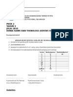 PKSR 2 Dst Tahun 2 2016