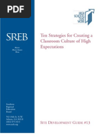 Download Ten Strategies for Creating a Classroom Culture of High Expectations by evabenson SN34835746 doc pdf