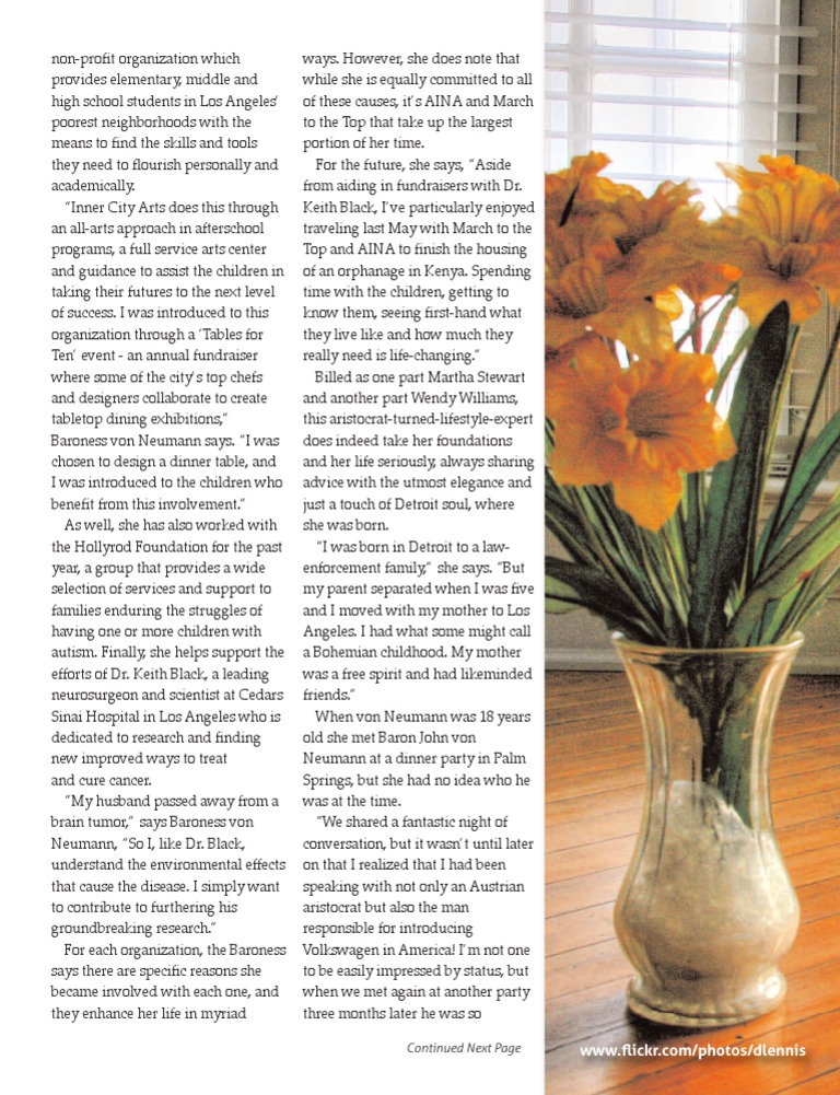 Interview With Baroness Monica Von Neumann #2 | PDF