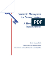 Strategic Management for Senior Leaders - A Handbook for Implementation