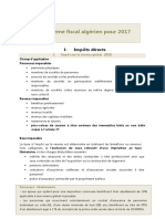 Systeme Fiscal Algerien 2017