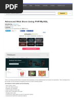 Advanced Web Store Using PHP - MySQL - Free Source Code, Tutorials and Articles