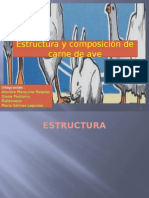 Estructura y Composición de La Carne de Aves