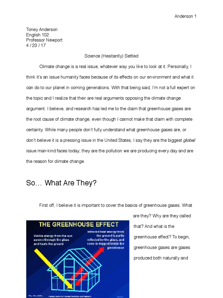 How to make greenhouse effect project picture