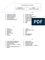 Daftar Reagen Padat