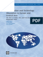 Worldbank - Globalization and Technology Absorption in Europe and Central Asia the Role of Trade, FDI and Cross-border Knowledge Flows,Goldberg Et Al, 2008