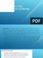 Welcome To The World of Accounting