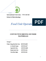 Lab 2 Convective Drying of Food Materials 1