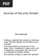 Sources of Security Threats