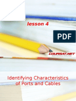 Identifying Characteristics of Ports & Cable
