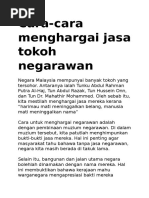 Cara Menghargai Tokoh Kemerdekaan Pdf