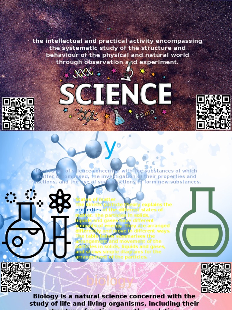 Overview of Science and Biology Concepts | PDF