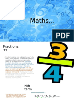 Maths : Done By: Rafiah Azhar