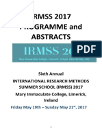 Conference Programme - IRMSS 15.05.2017