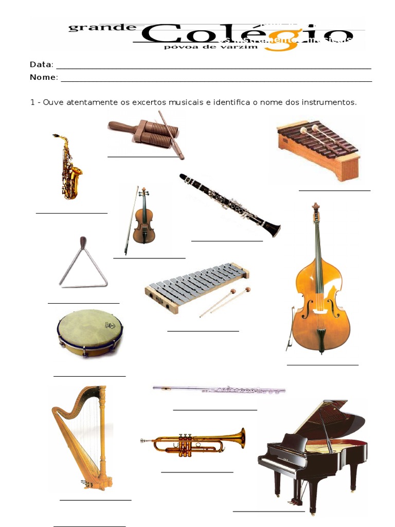 Os Instrumentos Musicais | PDF
