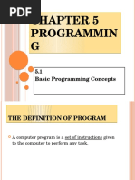 Basic Programming Concepts