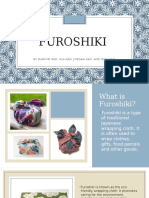 Japanese Group Presentation On Furoshiki 1