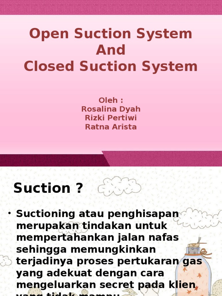 Open Closed Suction System | PDF | Kesehatan Holistik | Sains & Matematika