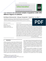 Carbon Volume 53 Issue 2013 [Doi 10.1016_j.carbon.2012.10.013] Krishnamoorthy, Karthikeyan; Veerapandian, Murugan; Yun, Kyusik; -- The Chemical and Structural Analysis of Graphene Oxide With Different Degrees of Oxid