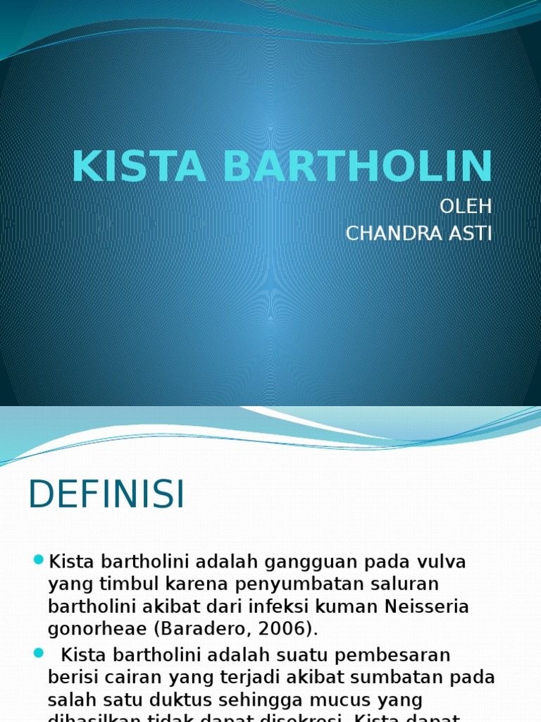 Kista Bartholin | PDF
