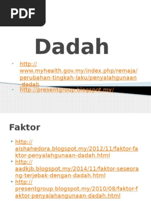 Dadah Pdf