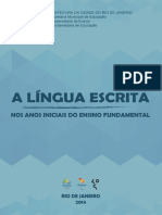 A Língua Escrita Nos Anos Iniciais Do Ensino Fundamental PDF