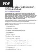 Download CaO  Kalsium Oksida by prabawatie SN348403318 doc pdf