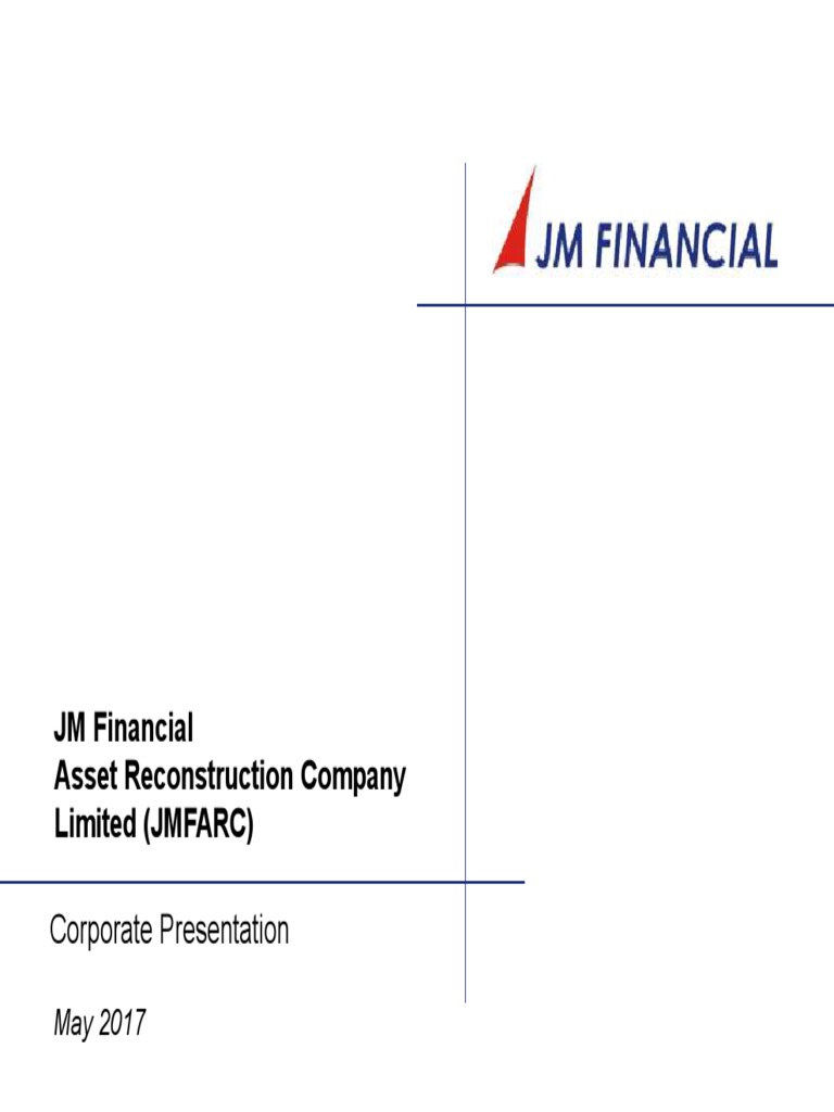 JM Financial ARC Corporate Overview 2017 | PDF | Bankruptcy | Liquidation