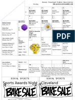 Sneak Peek at Next Month's Events: Sports Awards Night