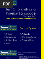 TOEFL Grammar and Structure