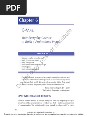 E-mail Writing in Professional Contexts