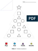 Arbol de Navidad Con Figuras Geometricas