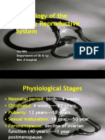 Physiology of The Female Reproductive System: Liu Wei Department of Ob & Gy Ren Ji Hospital