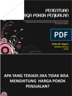 Penentuan Harga Pokok Penjualan Bagi Umkm