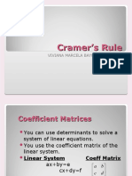 Cramer’s Rule