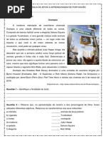 Interpretacao de Texto Resumo Do Filme Zootopia SAA