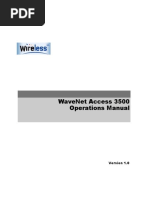 Wireless-Wavenet Access 3500 Install&Op Manual