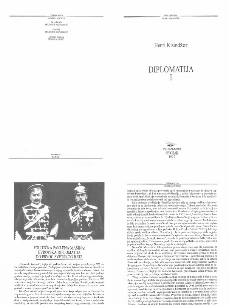 Diplomatija I1 PDF  PDF