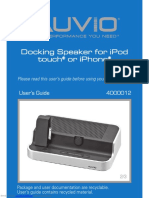 Docking Speaker For Iphone Ipod Touch Auvio 4000012