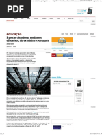 É Preciso Abandonar Modismos Educativos, Diz Ex-ministro Português - 20-04-2017