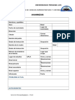 Modelo Anamnesis