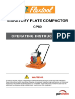 Vibratory Plate Compactor: Operating Instructions