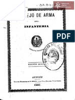 Manejo de Arma para Infantería Del Ejército Nacional. Asunción Año 1897