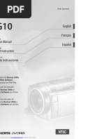 Canon HG10 User Manual